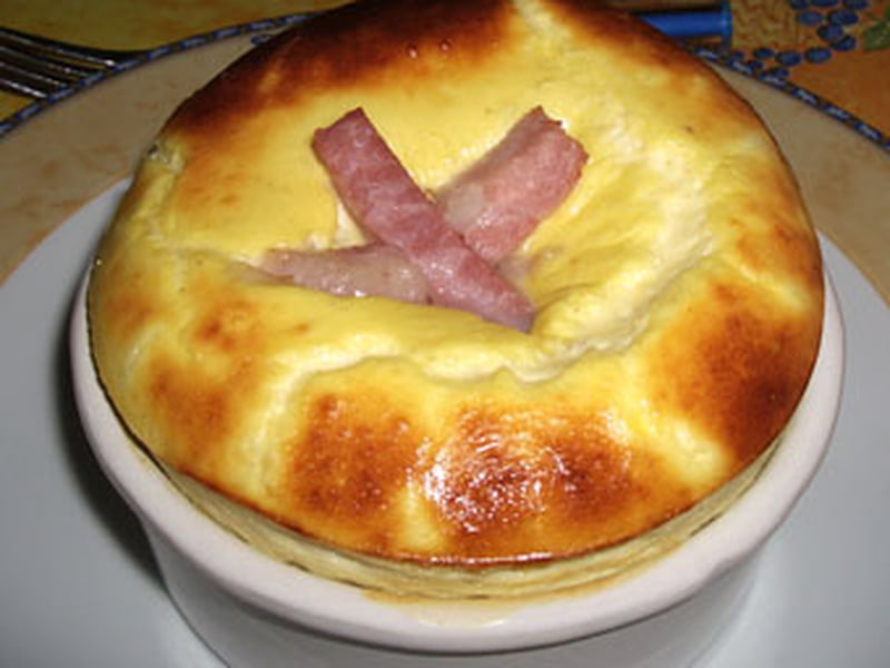 Gratin de jambon au fromage blanc Gratin de jambon au fromage blanc