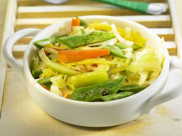 Chou vert sauce au beurre Chou vert sauce au beurre