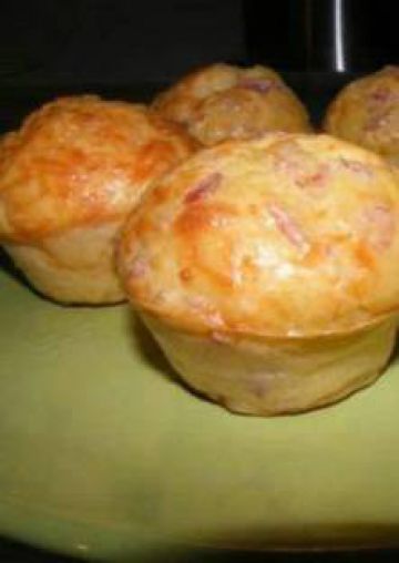 Muffins au jambon blanc et au gruyère Muffins au jambon blanc et au gruyère