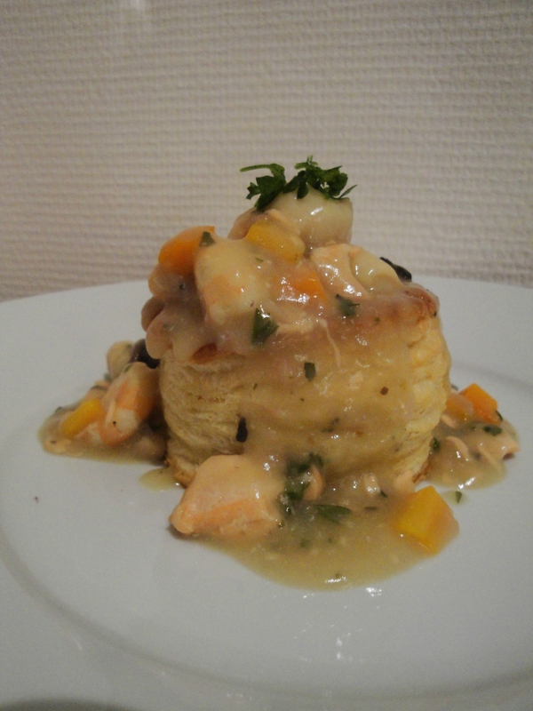 Bouchées à la reine aux fruits de mer Bouchées à la reine aux fruits de mer