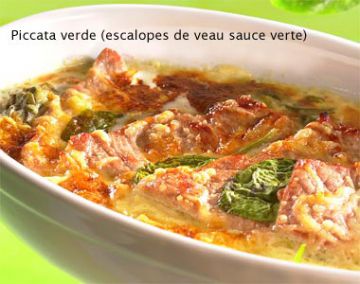 Piccata verde (escalopes de veau sauce verte) Piccata verde (escalopes de veau sauce verte)