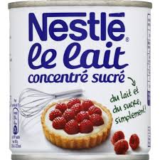 Lait concentré sucré, entier Lait concentré sucré, entier