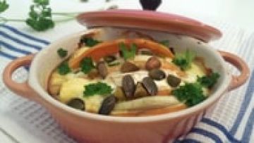 Gratin de patate douce au chèvre Gratin de patate douce au chèvre