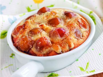 Clafoutis chaud à la mirabelle 