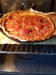 Tarte à la Tomate et à la moutarde