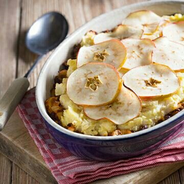 Plat végétarien aux pommes Plat végétarien aux pommes