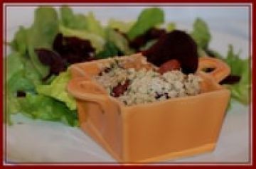 Crumble de betteraves rouges au roquefort Crumble de betteraves rouges au roquefort