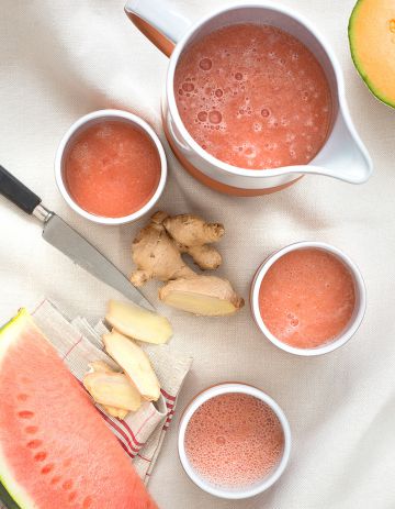 Gaspacho pastèque-melon Gaspacho pastèque-melon