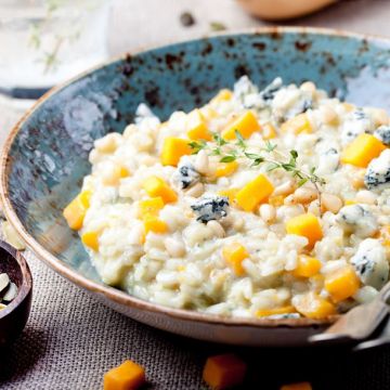 Risotto au bleu d'Auvergne Risotto au bleu d'Auvergne
