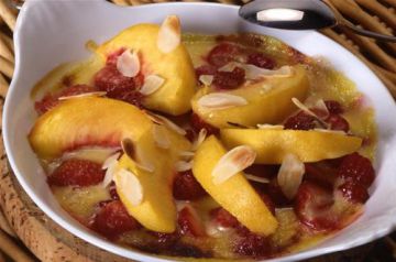 Gratin de nectarines au sabayon de porto Gratin de nectarines au sabayon de porto