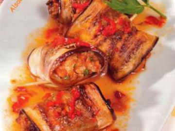 Rouleaux d'aubergines au boeuf haché Rouleaux d'aubergines au boeuf haché