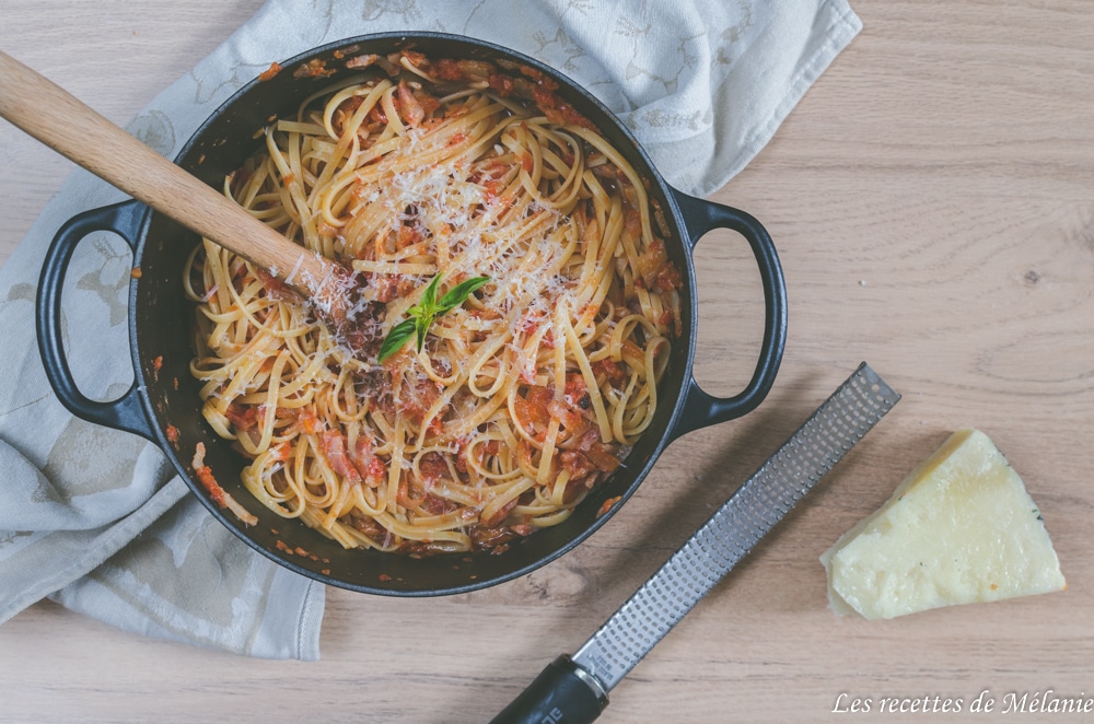Linguine alla matriciana Linguine alla matriciana