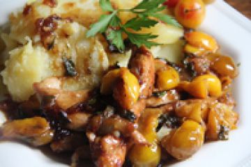 Aiguillettes de poulet aux mirabelles, miel et curry Aiguillettes de poulet aux mirabelles, miel et curry