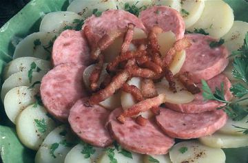 Salade de pommes de terre luxembourgeoise Salade de pommes de terre luxembourgeoise
