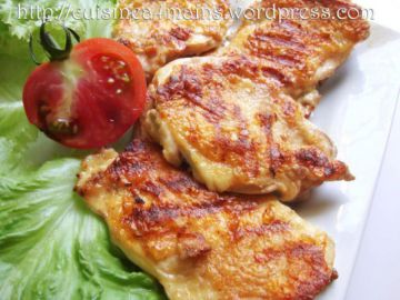 Poulet grillé et riz à l'orientale Poulet grillé et riz à l'orientale