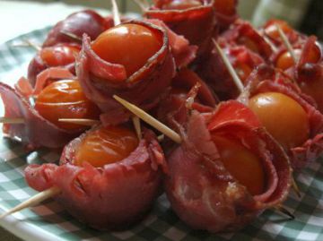 Bouchées tomates-coppa Bouchées tomates-coppa