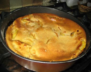 Clafoutis aux abricots  vanille et cannelle