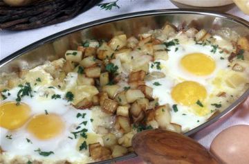 Œufs au plat savoyards Œufs au plat savoyards