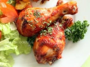 Pilons de poulet au ketchup et au piment de cayenne Pilons de poulet au ketchup et au piment de cayenne