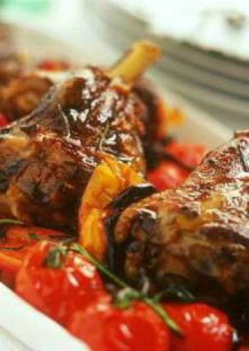 Souris d'agneau à la tomate Souris d'agneau à la tomate