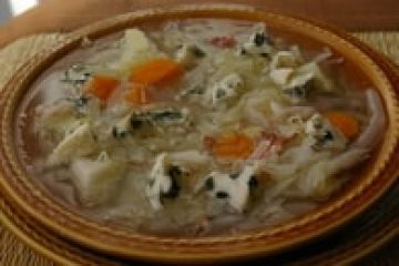 Soupe au chou et au roquefort Soupe au chou et au roquefort