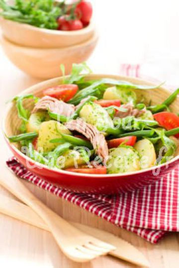 Salade de pommes de terre au thon Salade de pommes de terre au thon