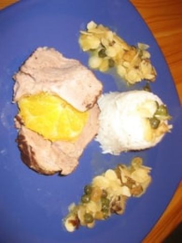 Rôti de porc à l'orange Rôti de porc à l'orange