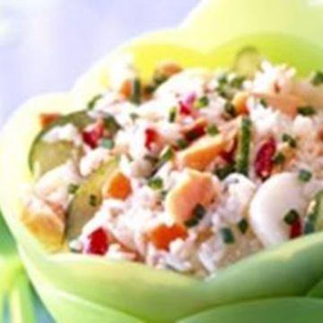 Salade de riz au surimi minceur