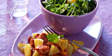 Fricassée de porc à l’ananas Fricassée de porc à l’ananas