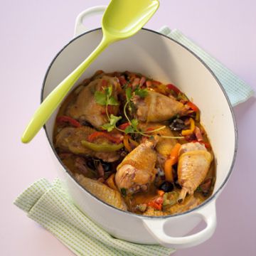 Poulet sauté aux poivrons Poulet sauté aux poivrons