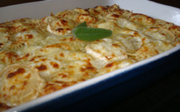 Spaghettis aux lardons et au chèvre Spaghettis aux lardons et au chèvre