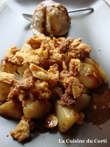 Crumble aux poires et poivre de Sichuan Crumble aux poires et poivre de Sichuan