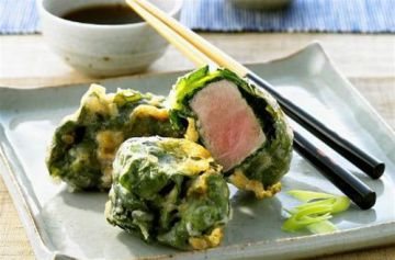 Tempura de thon sauce soja Tempura de thon sauce soja