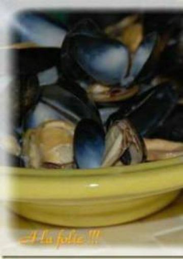 Moules marinieres à la crème Moules marinieres à la crème