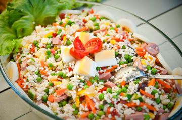 Salade de riz complète Salade de riz complète