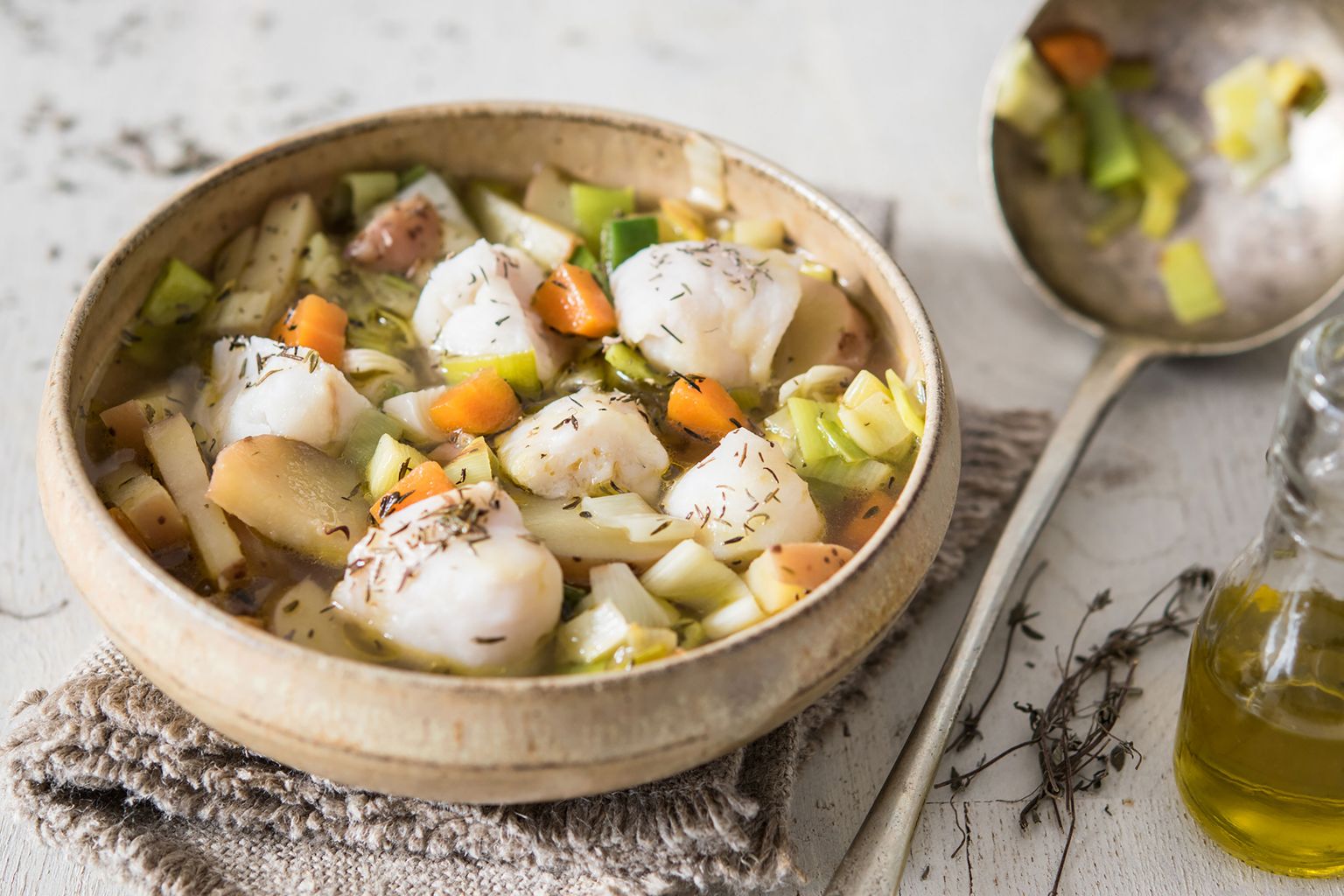 Cocotte de poisson blanc aux légumes Cocotte de poisson blanc aux légumes