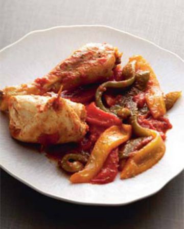 Poulet aux poivrons Poulet aux poivrons
