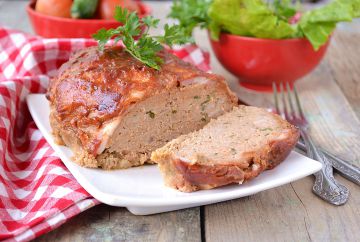 Pain de viande au lard