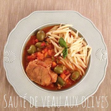 Sauté de veau aux olives Sauté de veau aux olives