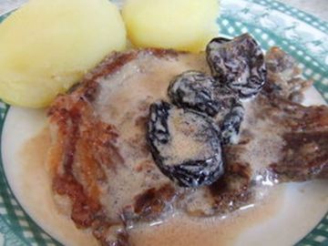 Côtes de porc aux pruneaux Côtes de porc aux pruneaux