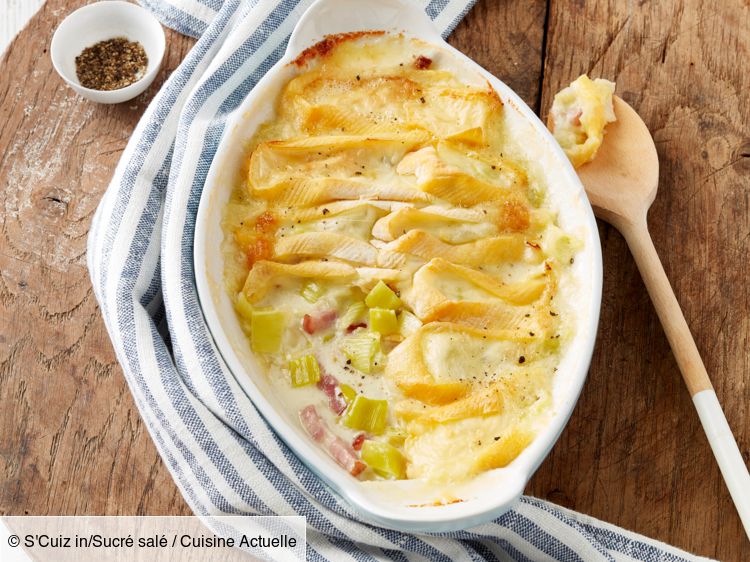 Gratin de poireaux façon tartiflette Gratin de poireaux façon tartiflette