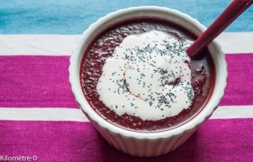 Soupe de betterave au pavot Soupe de betterave au pavot