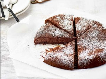 Gâteau fondant chocolat à la poêle