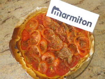 Tarte à la tomate et à la moutarde Tarte à la tomate et à la moutarde