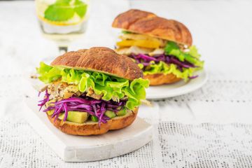 Burger paléo au poulet Burger paléo au poulet