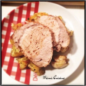 Rôti de porc 4 épices moutarde miel balsamique Recette Cookeo