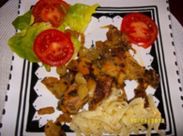 Poulet aux pommes Poulet aux pommes