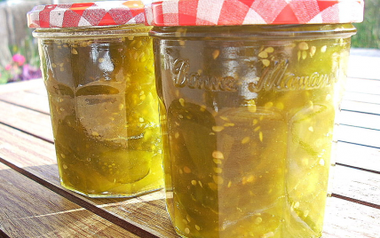 Confiture de tomates vertes rapide Confiture de tomates vertes rapide