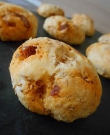 Cookies au chorizo et parmesan