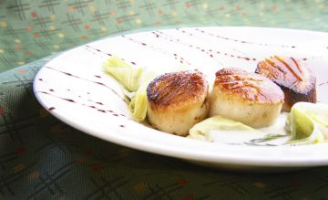 Coquilles Saint-Jacques aux poireaux Coquilles Saint-Jacques aux poireaux